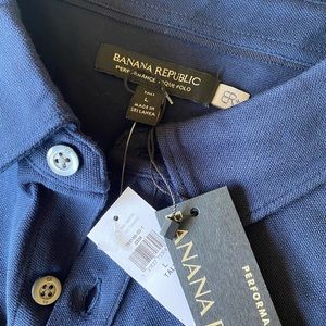 Banana Republic Navy Polo LT